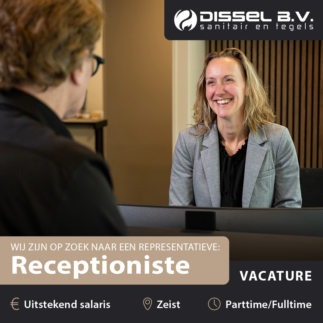 Vacature Receptioniste / Telefoniste - Zeist