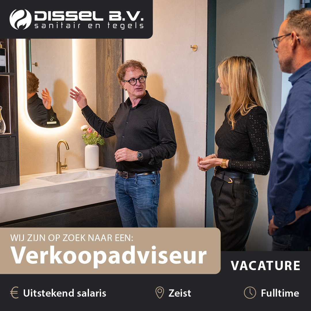 Vacature Verkoopadviseur Sanitair - Zeist